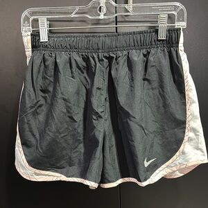 Nike Dri-Fit running shorts,panty lined,elastic drawstring waist,mesh side panel